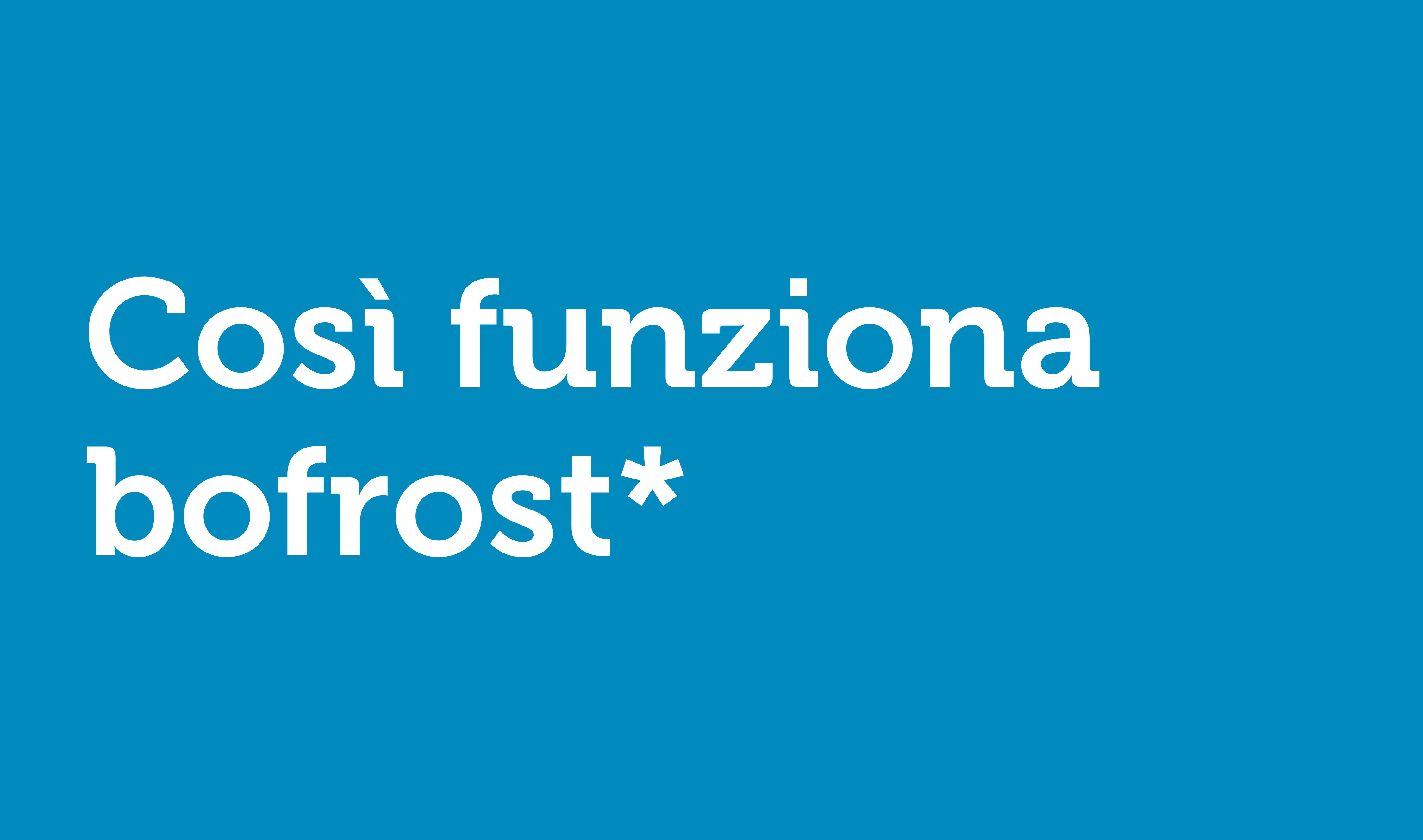 Così funziona bofrost*